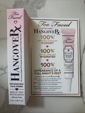 🌸5/$25🌸 Too Faced hangover rx replenishing face primer